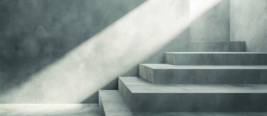 Wall Mural - gray concrete textured wall with light gray tones and abstract patterns for artistic background and 