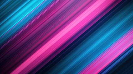 Wall Mural - abstract diagonal lines background vibrant pink blue purple stripes