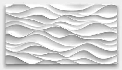 Seamless Monochrome Wave Pattern With Elegant Flowing Texture In An Abstract Minimal Design