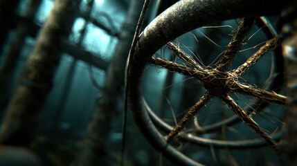 Mysterious Deep Forest Nexus: Intricate Web of Nature's Secrets
