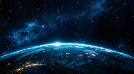 Aufkleber - Cosmic wonders unveiled captivating night sky over earth astrophotography celestial beauty vastness of space