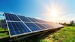 © Rafael - A solar panel farm harnessing renewable energy from the sun, contributing to reducing reliance on fossil fuels