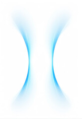 Wall Mural - Tech Style Blue Gradient Cool Aperture Halo Light Effect Decorative Background