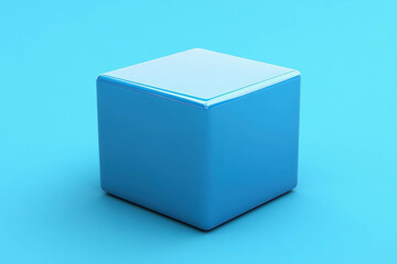 Sticker - Blue Box Background