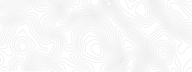 Wall Mural - Abstract pattern with lines seamless pattern and topography. sea map and mounted map area space geometrics line technology topo landscape grid map discovery area. Modern design white background.	
