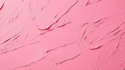 Wall Mural - A textured pink wall with smooth, uneven strokes creating a modern, artistic effect.