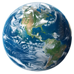 Wall Mural - planet earth isolated on transparent background