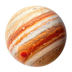 Wall Mural - planet jupiter isolated on transparent background