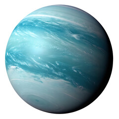 Wall Mural - planet neptune isolated on transparent background