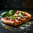 © MdImran - Savoring a Slice: A Close-Up Moment of Pizza Perfection