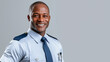 © Laura - Professional Smiling Male Supervisor in Uniform with Transparent Background