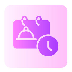 Poster - Booking gradient icon