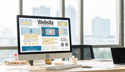 Website design software provide snugly template for online retail business and e-commerce