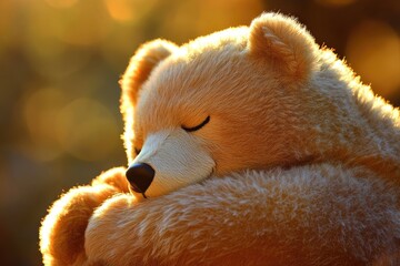 Warm Embrace of a Teddy Bear: A Symbol of Affection and Tenderness