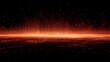 © Carlos - A black and orange background with a lot of fire and stars