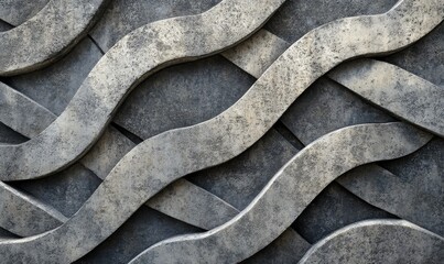 horizontal design on cement and concrete texture for pattern and background