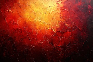 Wall Mural - a glowing red and orange shine on a rough abstract background, creating a bold, eye-catching effect