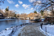 © Tove Farbrot - Winter tranquility at ice-covered pond and Gapstow Bridge in Central Park, New York City.
