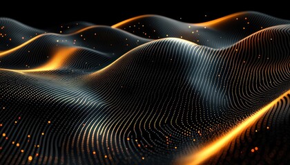 Wall Mural - dynamic black abstract vector background with diagonal lines, creating a sense of movement and moder