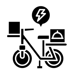 Poster - E-Bikes Icon