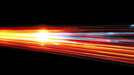 Wall Mural - abstract speed of light: dynamic technology background