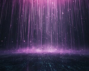 Aufkleber - Digital ocean of binary code image