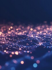 Fototapete - Surreal quantum computing artwork