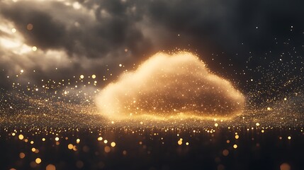 Leinwandbilder - Surreal cloud computing artwork