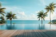 © Collabstonez - Tropical infinity pool overlooking ocean
