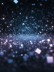 Leinwandbilder - Surreal blockchain technology image