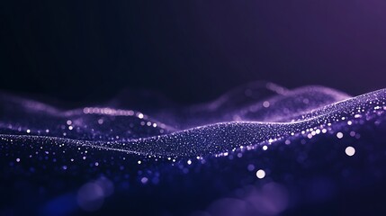 Poster - Surreal digital landscape with glowing streams
