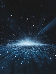 Leinwandbilder - A holographic AI interface projected in mid-air, showcasing innovative technology and design.