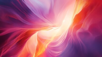 Canvas Print - abstract flowing light spectrum background