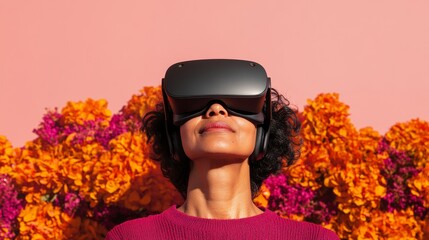 Aufkleber - Tech-Savvy Health Activation Immersive VR Community Engagement by Diverse Volunteers - Interactive Visual Experience at Vibrant Event for Wellness and Technology Integration