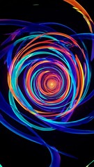 Fototapete - abstract background with colorful circles