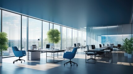 Wall Mural - contemporary modern indoor office