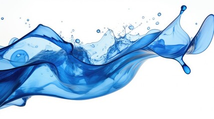 Wall Mural - energetic liquid background blue