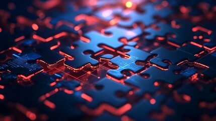 API integration concept with smooth connectivity and system interoperability, futuristic digital background