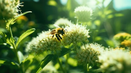 Wall Mural - pollinators green peace