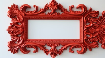 Poster - close frame red