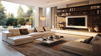 Poster - sofa large room residential house