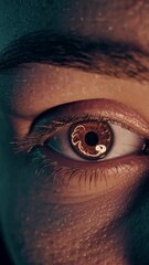 Fototapete - eye of the man