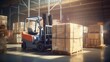 © PikePicture - pallet forklift box