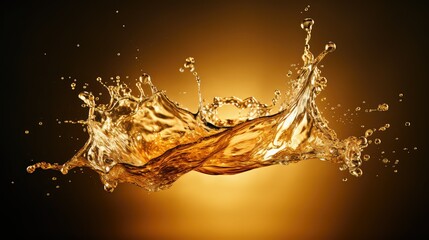 Poster - air gold splash