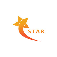 Wall Mural - Star logo vector template element symbol design