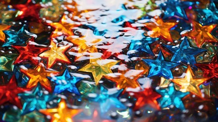 Wall Mural - pool confetti star