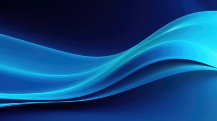 Poster - turquoise neon blue background