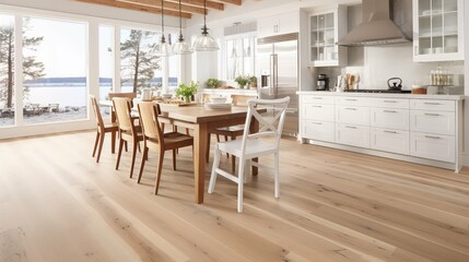 Wall Mural - laminate wood flooring planks