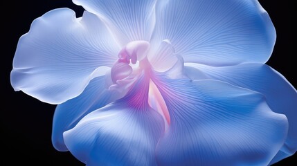 Wall Mural - delicate orchid blue