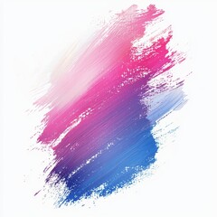 Wall Mural - abstract colorful brush stroke design in pink and blue tones for modern art background or creative c